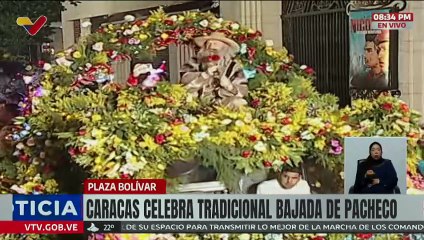 Pueblo de Caracas celebra con alegría la tradicional Bajada de Pacheco