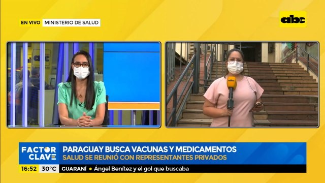 Paraguay busca vacunas y medicamentos