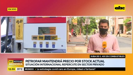 Petropar mantendrá precio del combustible