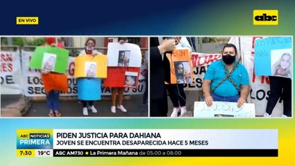 Piden justicia para Dahiana, desaparecida hace 5 meses