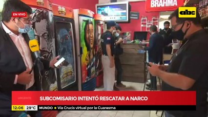 Subcomisario detenido tras intentar rescatar a un narco