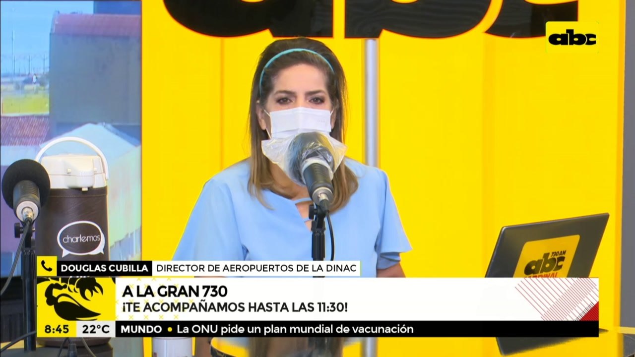 Arribo de vacunas será hoy a las 17:45 horas