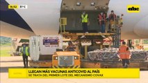 Llegan más vacunas anticovid al país