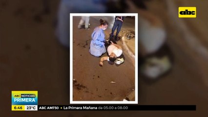 Futbolista de Luqueño involucrado en accidente de tránsito