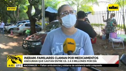 Ineram: familiares de pacientes gastan G. 50.000.000 en 15 días