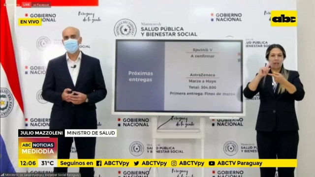 Paraguay recibirá 300.000 dosis del mecanismo Covax a cuotas
