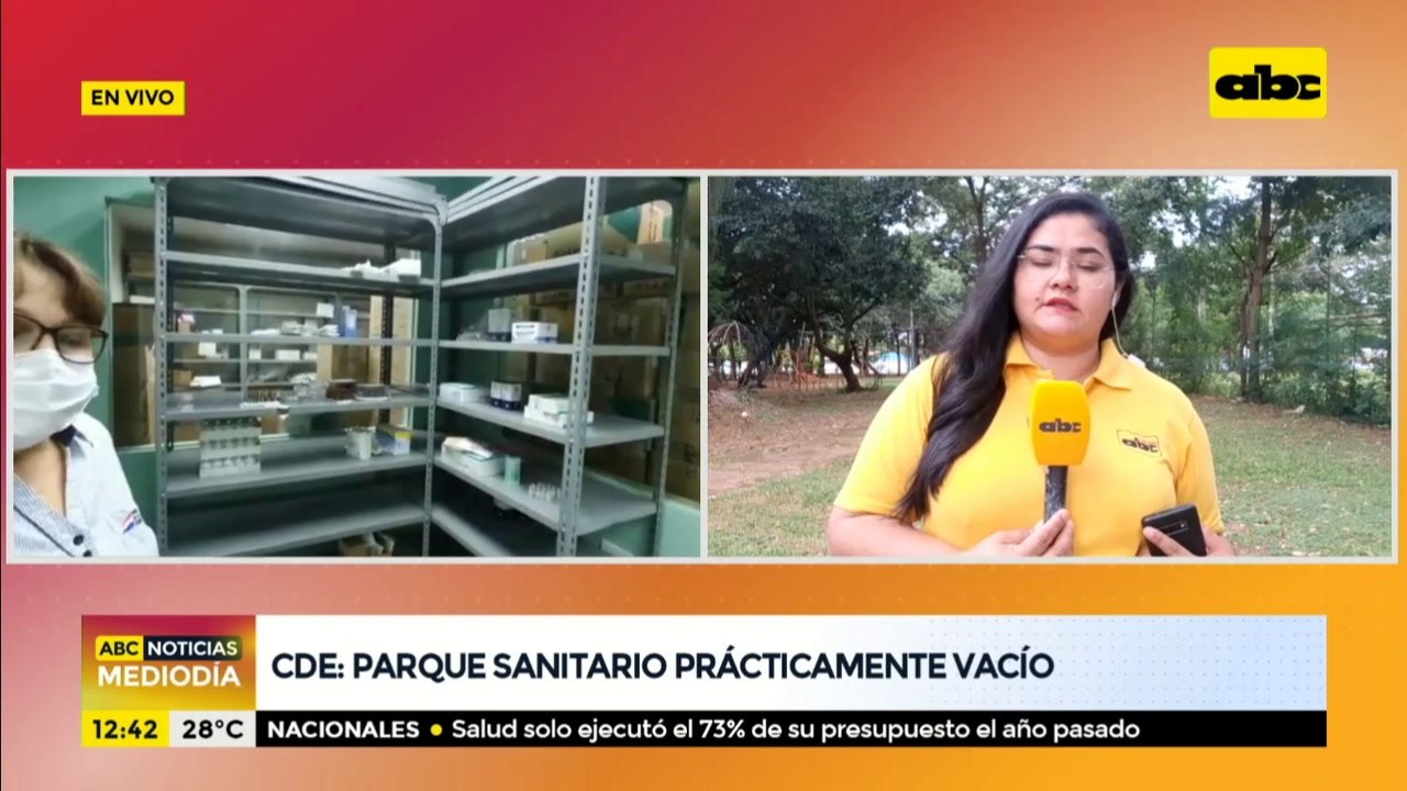 Parque Sanitario de CDE, prácticamente vacío