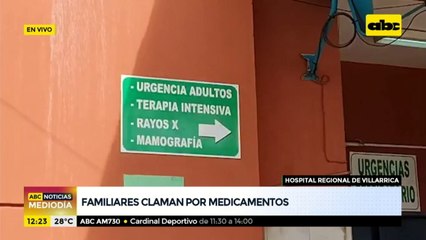 En Villarrica, familiares de internados también claman por medicamentos