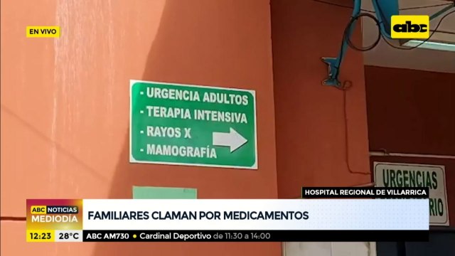 En Villarrica, familiares de internados también claman por medicamentos
