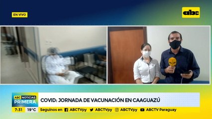 Arranca jornada de vacunación contra el COVID en Caaguazú