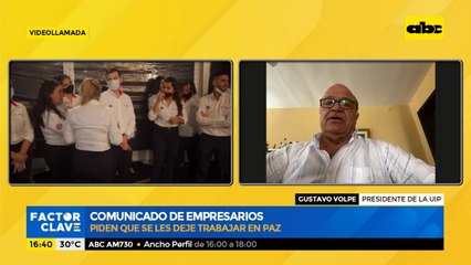 Empresarios piden que se les deje trabajar en paz