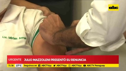Renunció Julio Mazzoleni