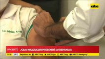 Renunció Julio Mazzoleni