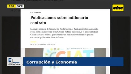 Enfoque Económico: corrupción y economía