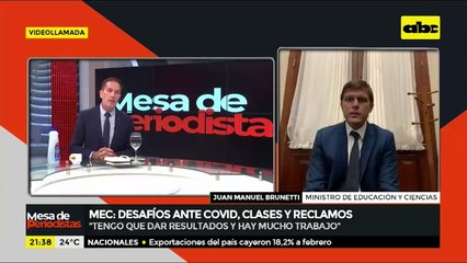 "Seguimos trabajando": la breve aparición de Mario Abdo ante las cámaras de ABC TV