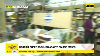 Librería sufre segundo hurto en seis meses