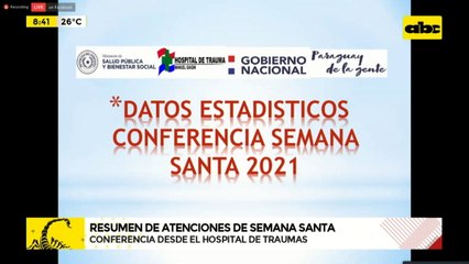 Menos personas atendidas en el Hospital de Traumas durante Semana Santa