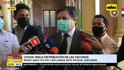 "Tenemos plata, lo que no sabemos es de dónde comprar las vacunas", dice Euclides Acevedo