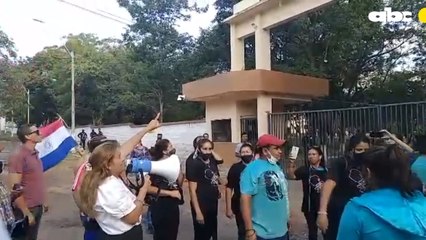Liberación de los detenidos anoche tras manifestación de desmanes en el microcentro