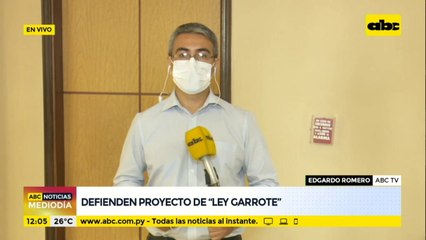 Defienden el proyecto de "ley garrote"