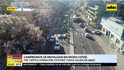 Federación Nacional Campesina critica operación cicatriz y exige salida de Abdo