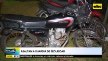 Asaltan a un guardia de seguridad