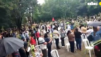 Misa en Capiatá, violando protocolo sanitario establecido para cultos