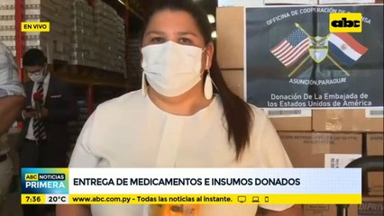 Como ya es costumbre, entregan donaciones de medicamentos e insumos