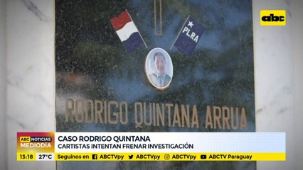 Caso Rodrigo Quintana: cartistas intentan frenar investigación, afirma su papá