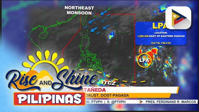 ITCZ, magdadala ng kalat-kalat na pag-ulan sa Mindanao; amihan, patuloy na nakaaapekto sa extreme northern Luzon
