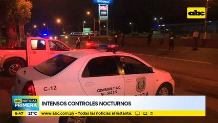 Intensos Controles Nocturnos