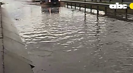 Tramos de la ruta PY03 inundados tras lluevias