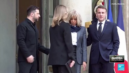 Macron se reúne con Zelenski para abordar "plan de paz" de Trump para Ucrania