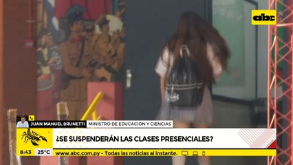 Se suspenderán las clases presenciales