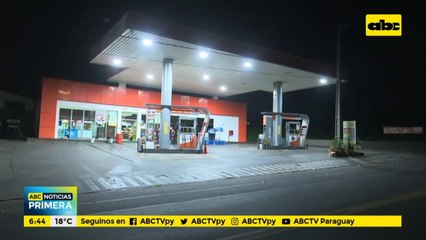 Asaltan a playero de estación de servicios en Luque