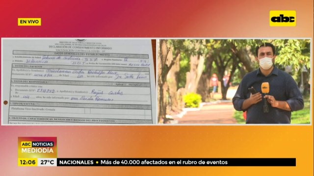 SENAC investiga a funcionarios vacunados VIP