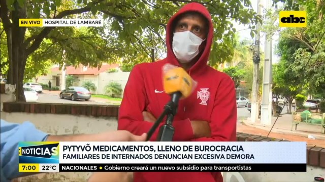 Familiares de internados denuncian excesiva burocracia con Pytyvo medicamentos