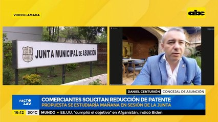 Comerciantes solicitan reducción de patente