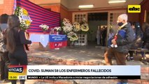 Suman 58 los enfermeros fallecidos por COVID