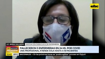 Fallecieron 5 enfermeras en 24 hs por Covid