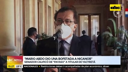 Blas Llano dice que Nicanor Duarte es un "payaso"