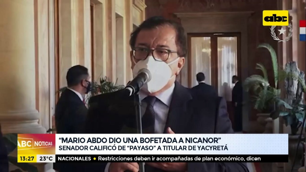 Blas Llano dice que Nicanor Duarte es un "payaso"