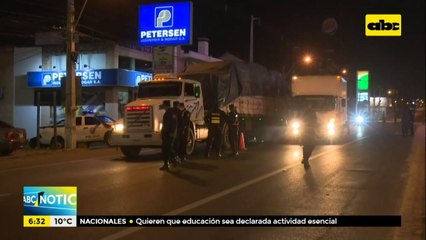 Siguen controles durante horario de restricción