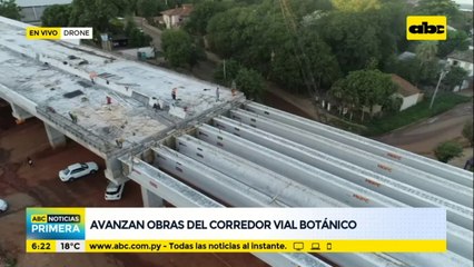 Avanzan obras del corredor vial botánico