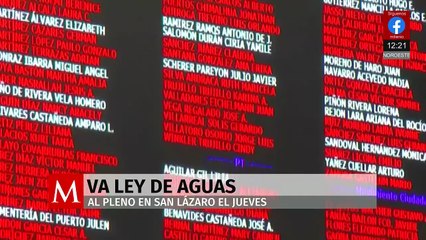 Morena fija postura ante debate de reforma a la Ley de Aguas en San Lázaro