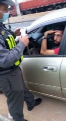 Conductor se negó al alcotest y luego fue con otros dos hombres con cuchillos a retirar su vehículo