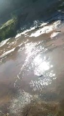 Lamentable estado de la calle Alejo García, barrio San Antonio de Asunción