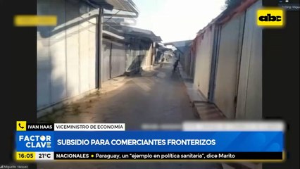 Subsidio para comerciantes fronterizos