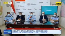 Ejecutivo oficializa nuevas restricciones