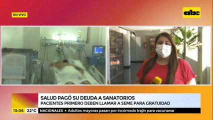 Salud ya pagó la deuda a sanatorios privados